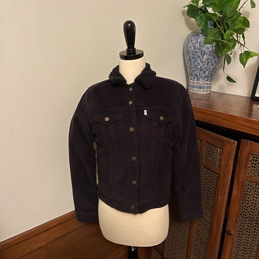 Women's Black Corduroy Jacket
